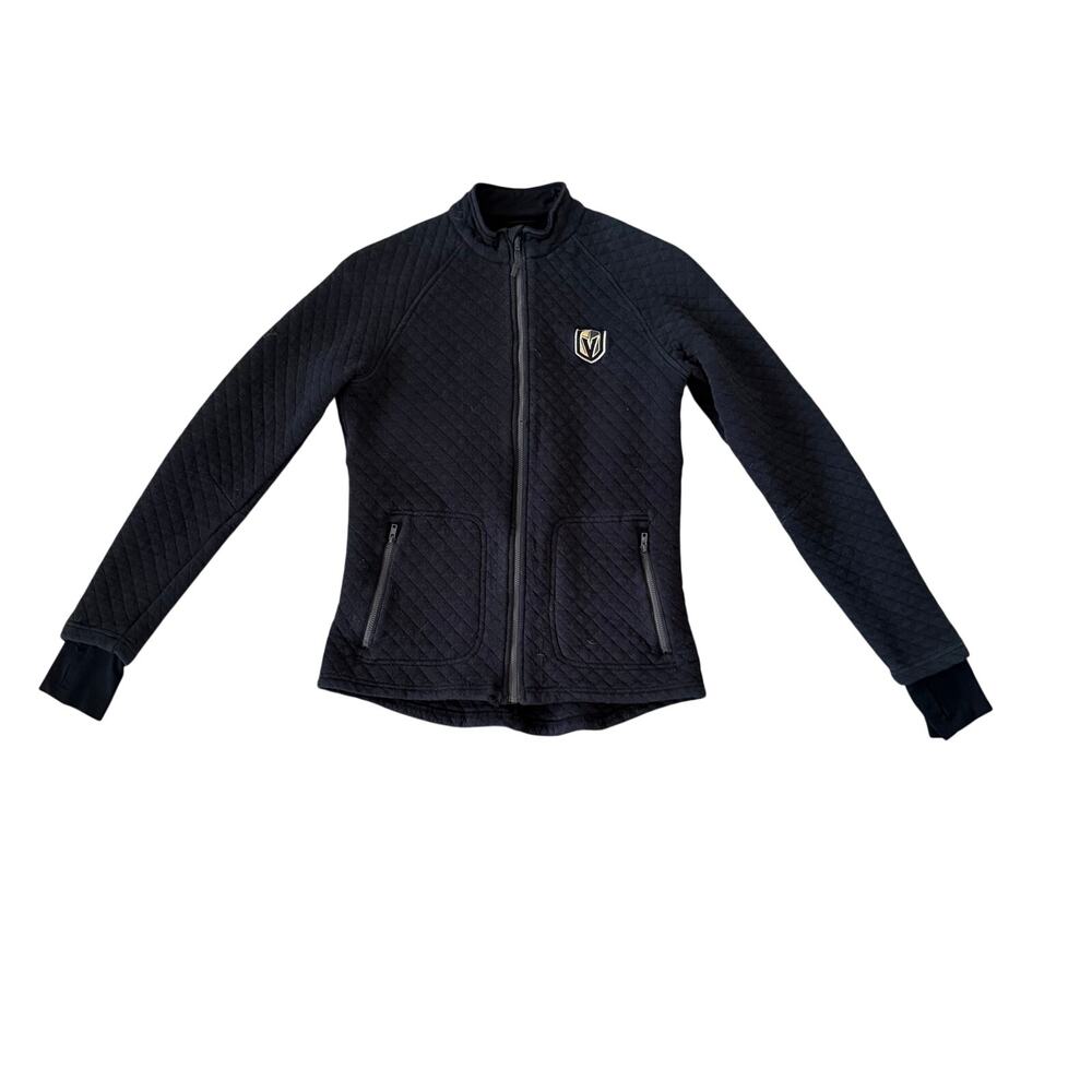 Vegas Golden Knights women’s small petite zip up jacket lightweight pckts hockey - Picture 2 of 12